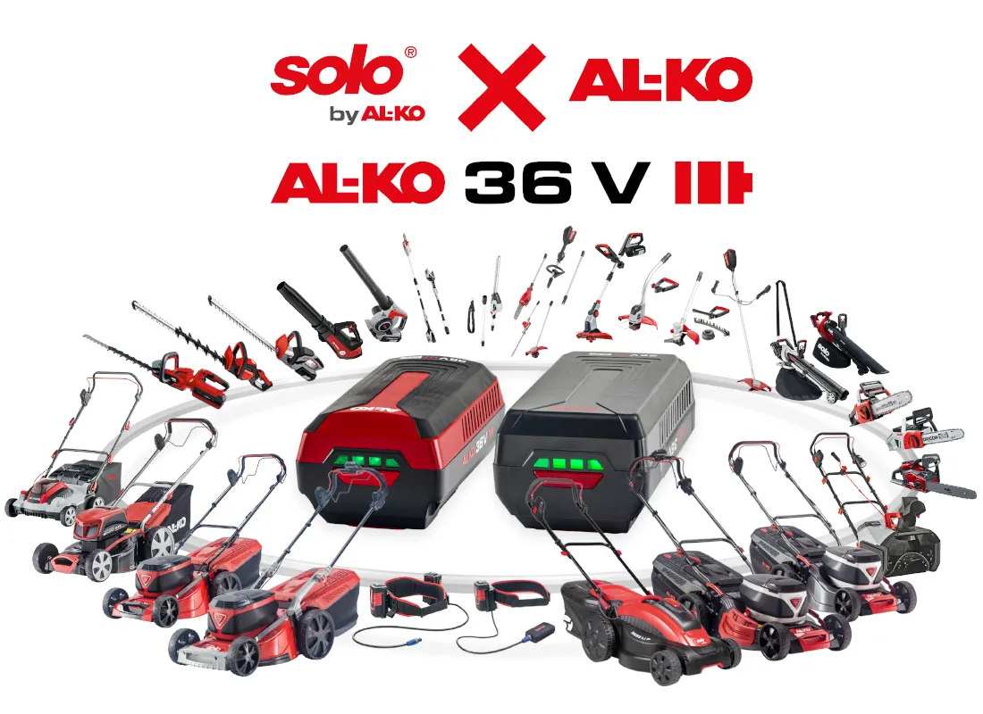 AL-KO 36 V Akku-Familie im Überblick | solo® by AL-KO Gartengeräte